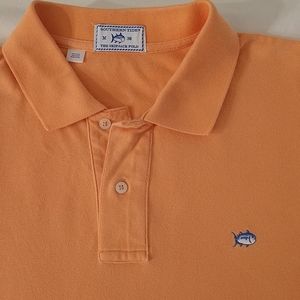Southern Tide Skipjack Polo men's medium, orange